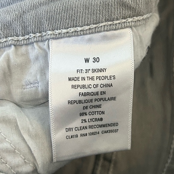 Else Gray Skinny Jeans Classic Style Distressed - Picture 5 of 5